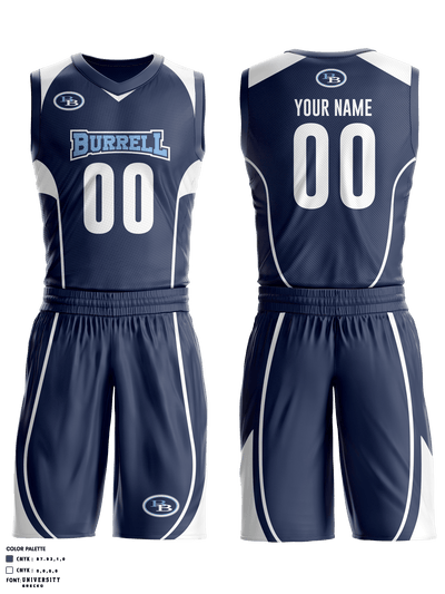 Burrell Senior Basketball 57461600 Basketball Uniform - 2