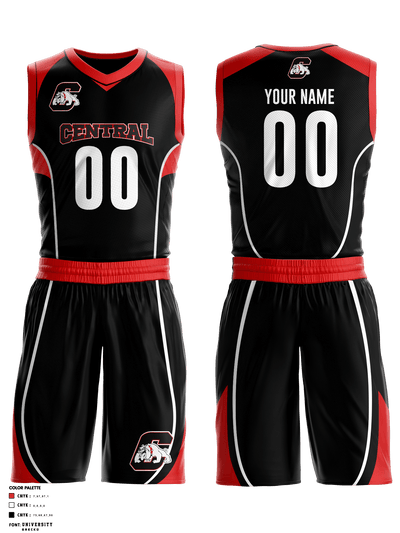 Central High School Basketball 930489 Basketball Uniform - 1