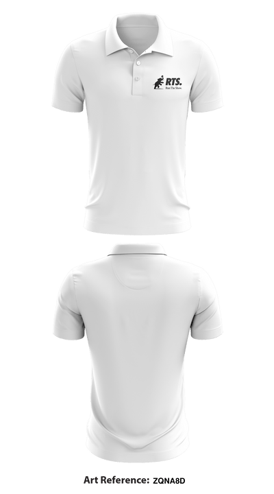 Run The Show 66836946 Short Sleeve Performance Polo - 2