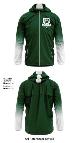 Windbreaker, Bonita High School Water Polo, School Spirit Store, Teamtime, Team time, sublimation, custom sports apparel, team uniforms, spirit wear, spiritwear, sports uniforms, custom shirts, team store, custom team store, fundraiser sports, apparel fundraiser