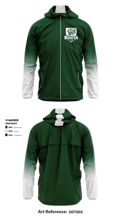 Bonita High School Water Polo 51477086 Windbreaker - 1