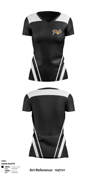 Women's Short Sleeve Vneck Shirt, Oxford Lessie League, Softball, Teamtime, Team time, sublimation, custom sports apparel, team uniforms, spirit wear, spiritwear, sports uniforms, custom shirts, team store, custom team store, fundraiser sports, apparel fundraiser