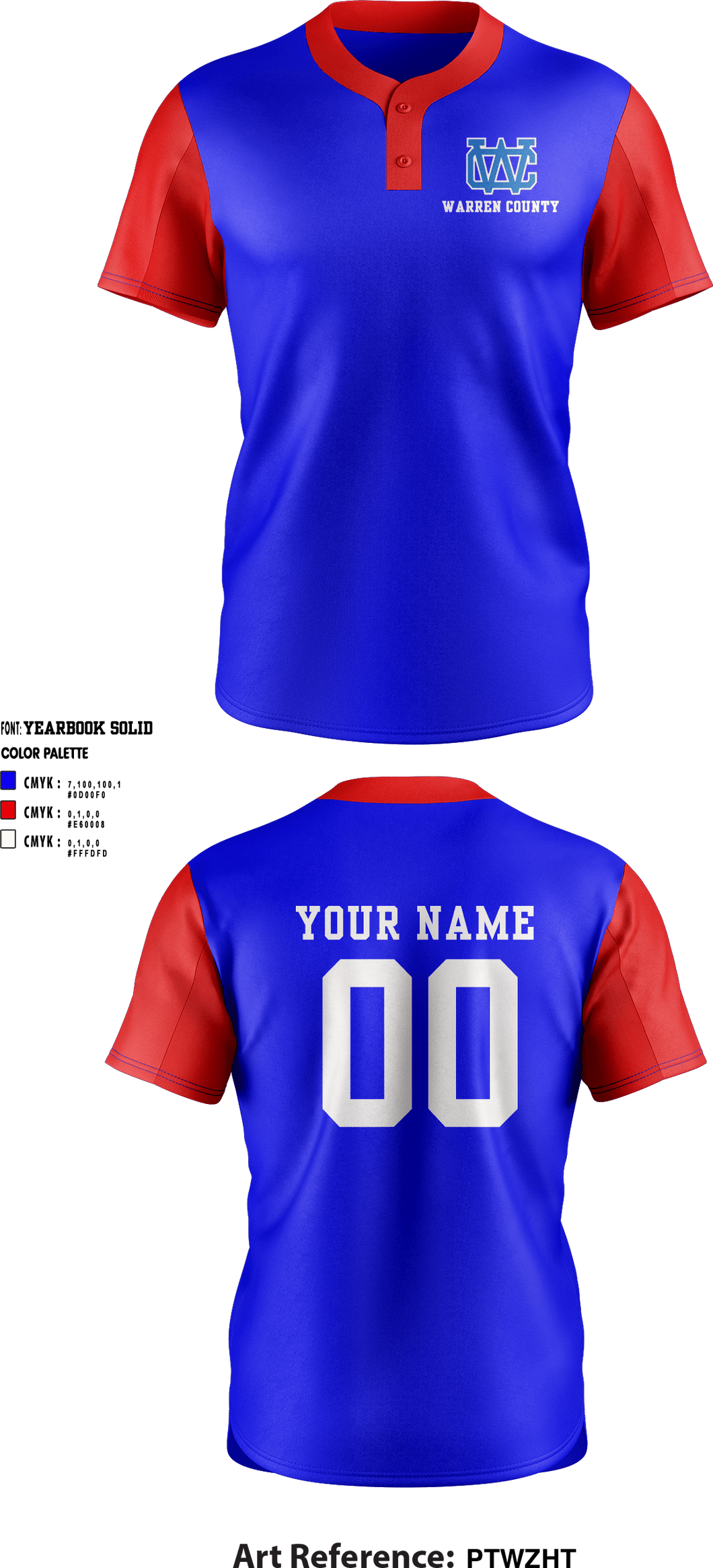 Custom Team Button-Down Softball Jerseys