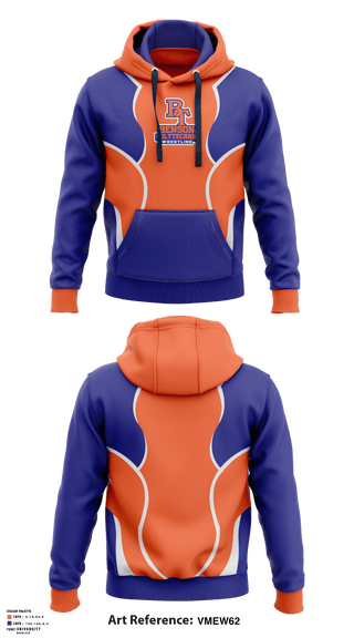 Hoodie, Benson Polytechnic High School Wrestling, Wrestling, Teamtime, Team time, sublimation, custom sports apparel, team uniforms, spirit wear, spiritwear, sports uniforms, custom shirts, team store, custom team store, fundraiser sports, apparel fundraiser