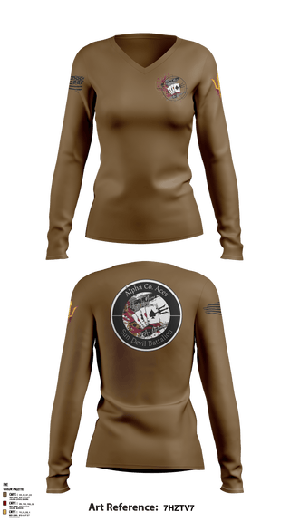 Women's Long Sleeve Vneck Shirt, , , Teamtime, Team time, sublimation, custom sports apparel, team uniforms, spirit wear, spiritwear, sports uniforms, custom shirts, team store, custom team store, fundraiser sports, apparel fundraiser