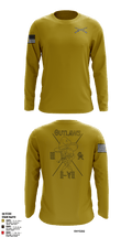 3rd Platoon Outlaws 57777310 Long Sleeve Performance Shirt - 1