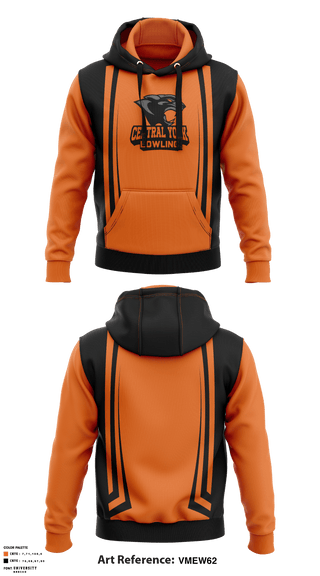 Hoodie, Central York High School Bowling, Bowling, Teamtime, Team time, sublimation, custom sports apparel, team uniforms, spirit wear, spiritwear, sports uniforms, custom shirts, team store, custom team store, fundraiser sports, apparel fundraiser