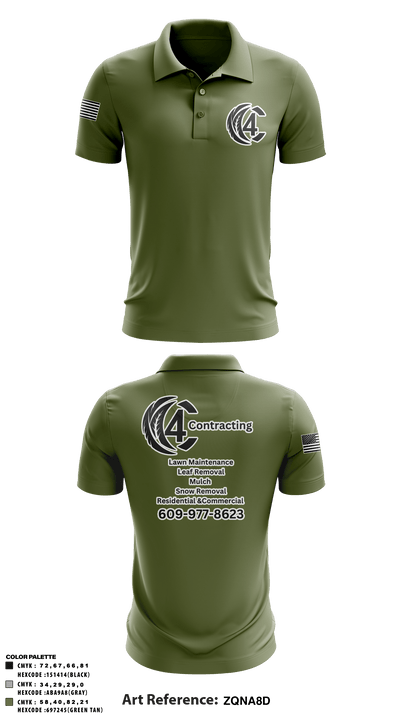 C4 36536830 Short Sleeve Performance Polo - 6