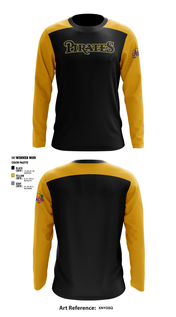 Long Sleeve Performance Shirt, Los Angeles Pirates, Baseball, Teamtime, Team time, sublimation, custom sports apparel, team uniforms, spirit wear, spiritwear, sports uniforms, custom shirts, team store, custom team store, fundraiser sports, apparel fundraiser