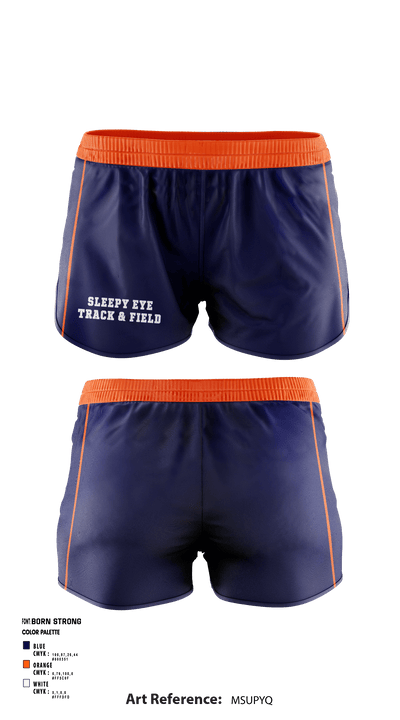 Sleepy Eye High School Track 6293741 Women's Shorts - 1