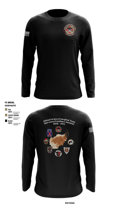402nd Forward Surgical Team 1621441 Long Sleeve Shooting Shirt - 6
