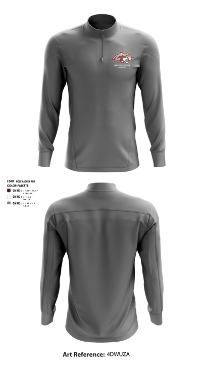 Lakeville South High School Lacrosse 8707238 Quarter Zip Jacket - 3