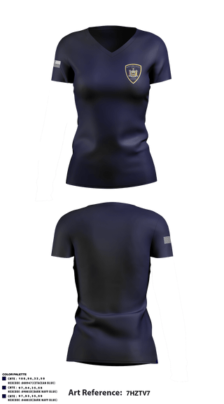 Women's Short Sleeve Vneck Shirt, , Police, Teamtime, Team time, sublimation, custom sports apparel, team uniforms, spirit wear, spiritwear, sports uniforms, custom shirts, team store, custom team store, fundraiser sports, apparel fundraiser