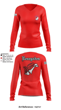 Alpha Troop 2-6 Cav Renegades 60114489 Women's Long Sleeve V-neck Shirt - 2
