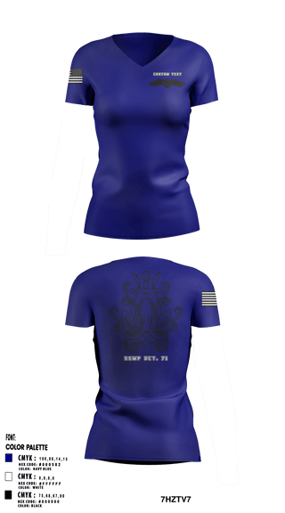 Women's Short Sleeve Vneck Shirt, , Navy, Teamtime, Team time, sublimation, custom sports apparel, team uniforms, spirit wear, spiritwear, sports uniforms, custom shirts, team store, custom team store, fundraiser sports, apparel fundraiser