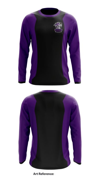 Monroe-Woodbury Golf 2956828 Long Sleeve Performance Shirt - 1