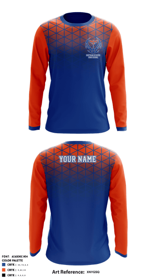 Long Sleeve Shooting Shirt, Hoffman Estates High School Basketball, Men's Basketball, Teamtime, Team time, sublimation, custom sports apparel, team uniforms, spirit wear, spiritwear, sports uniforms, custom shirts, team store, custom team store, fundraiser sports, apparel fundraiser