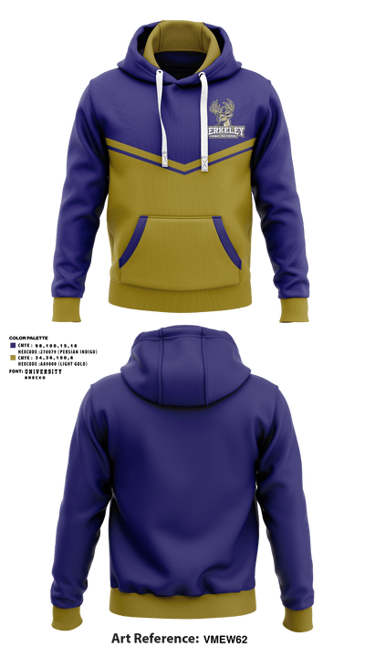 Berkeley High School Track 50615449 Hoodie - 1