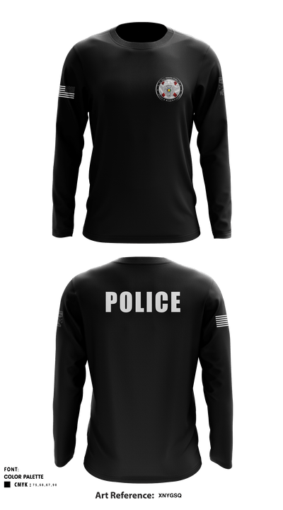 Bay Minette Police Department 41328135 Long Sleeve Performance Shirt - 6