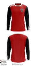 Emporia Middle School Wrestling 21662944 Long Sleeve Performance Shirt - 1