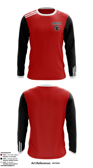 Long Sleeve Performance Shirt, Emporia Middle School Wrestling, Wrestling, Teamtime, Team time, sublimation, custom sports apparel, team uniforms, spirit wear, spiritwear, sports uniforms, custom shirts, team store, custom team store, fundraiser sports, apparel fundraiser