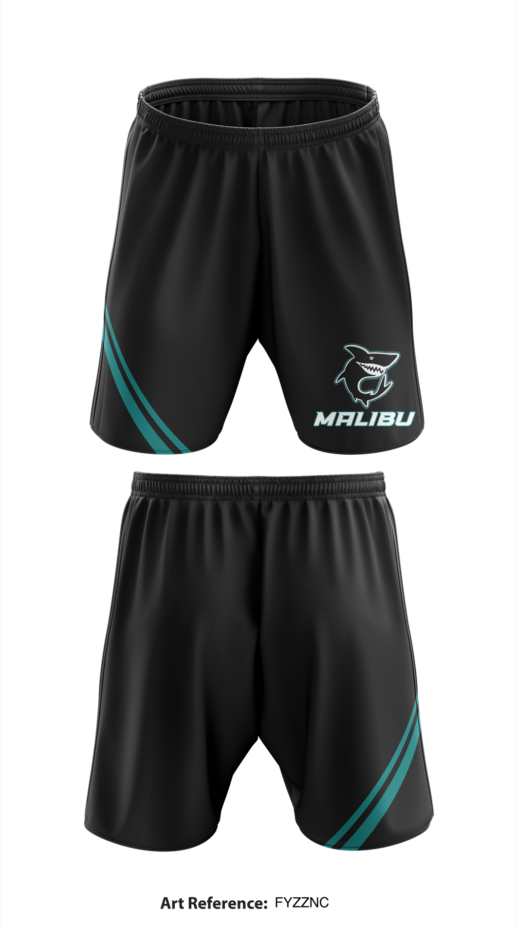 Malibu High School 94594289 Athletic Shorts With Pockets - 1