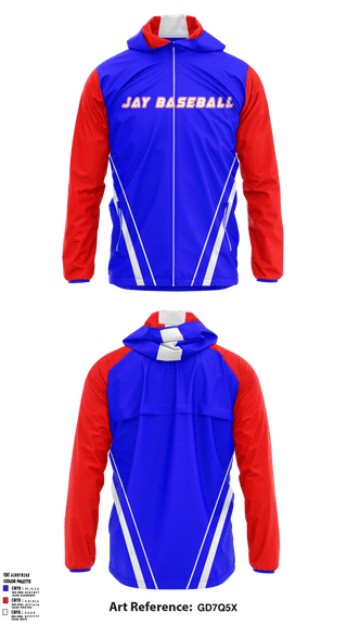 Windbreaker, Jays, Softball, Teamtime, Team time, sublimation, custom sports apparel, team uniforms, spirit wear, spiritwear, sports uniforms, custom shirts, team store, custom team store, fundraiser sports, apparel fundraiser