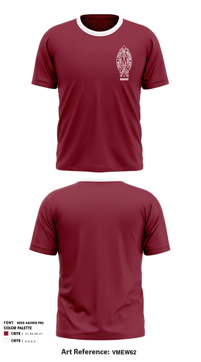 Morton West High School Rugby 27558142 Short Sleeve Performance Shirt - 2