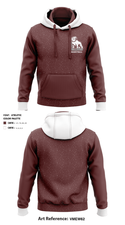 Terry High School Basketball 10817716 Hoodie - 1