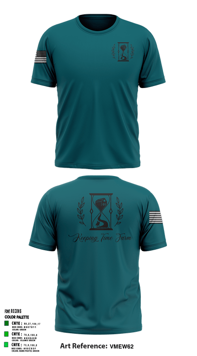 Keeping Time Farm 90678690 Short Sleeve Performance Shirt - 1