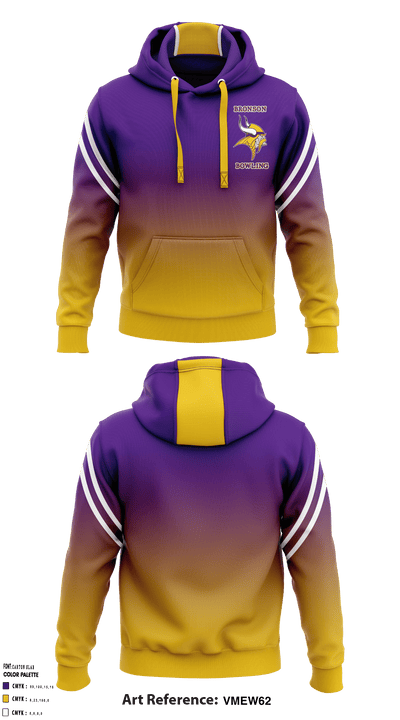 Bronson High School Bowling 46739941 Hoodie - 1