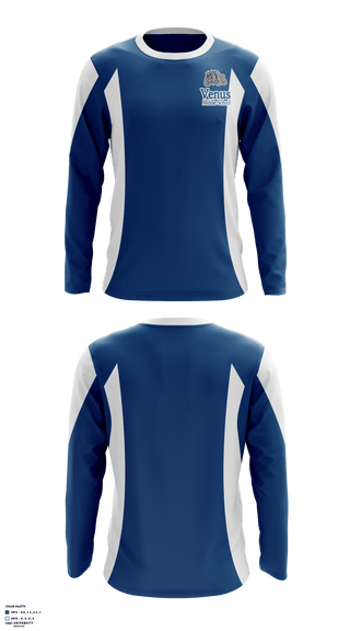 Long Sleeve Performance Shirt, Venus Middle School Cheer, School Spirit Store, Teamtime, Team time, sublimation, custom sports apparel, team uniforms, spirit wear, spiritwear, sports uniforms, custom shirts, team store, custom team store, fundraiser sports, apparel fundraiser