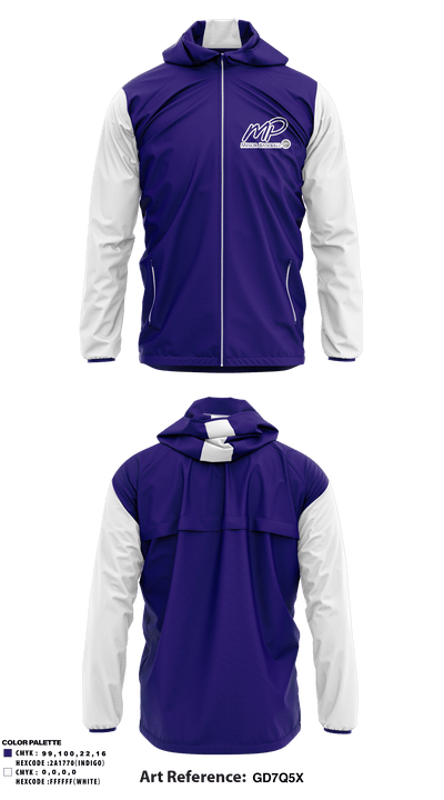 Mount Pearl Minor Baseball 31170064 Windbreaker - 1