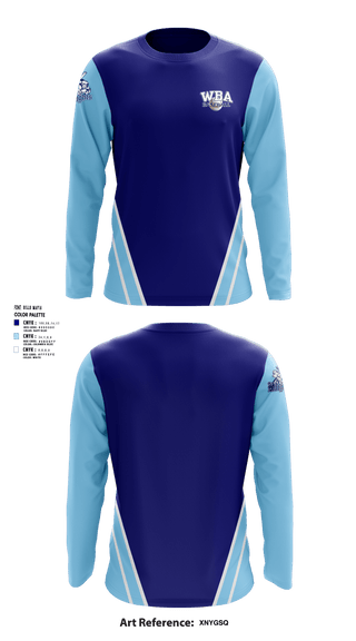 Long Sleeve Performance Shirt, WBA Knights Baseball, Baseball, Teamtime, Team time, sublimation, custom sports apparel, team uniforms, spirit wear, spiritwear, sports uniforms, custom shirts, team store, custom team store, fundraiser sports, apparel fundraiser