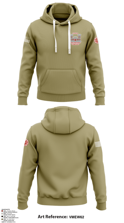 276th engineer company 74055705 Hoodie - 4