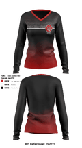 Colleyville Heritage High School Cheer 64869886 Women's Long Sleeve V-neck Shirt - 5