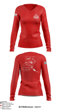 Wind River Agency Fire & Forestry 75939115 Women's Long Sleeve V-neck Shirt - 2