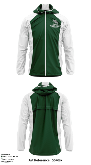 Windbreaker, Richwoods High School Cheer, School Spirit Store, Teamtime, Team time, sublimation, custom sports apparel, team uniforms, spirit wear, spiritwear, sports uniforms, custom shirts, team store, custom team store, fundraiser sports, apparel fundraiser