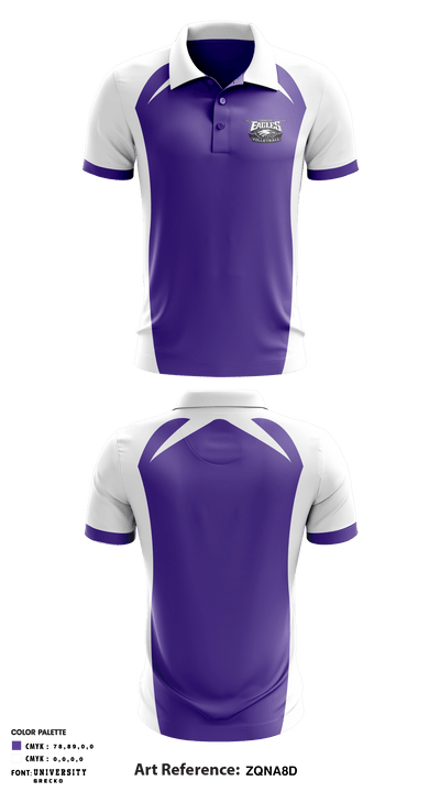 Crowley High School Golf 74696699 Short Sleeve Performance Polo - 1