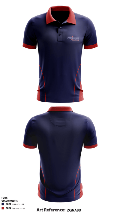 London Christian Academy 30666411 Short Sleeve Performance Polo - 1