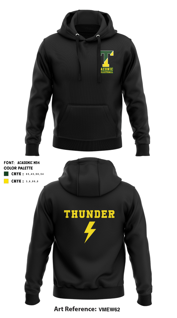 Hoodie, Taconic High School Volleyball, Women's Volleyball, Teamtime, Team time, sublimation, custom sports apparel, team uniforms, spirit wear, spiritwear, sports uniforms, custom shirts, team store, custom team store, fundraiser sports, apparel fundraiser
