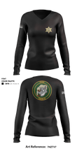 Pickens County Sheriffs Office 62390997 Women's Long Sleeve V-neck Shirt - 1