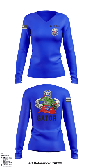 Women's Long Sleeve Vneck Shirt, , Army, Teamtime, Team time, sublimation, custom sports apparel, team uniforms, spirit wear, spiritwear, sports uniforms, custom shirts, team store, custom team store, fundraiser sports, apparel fundraiser