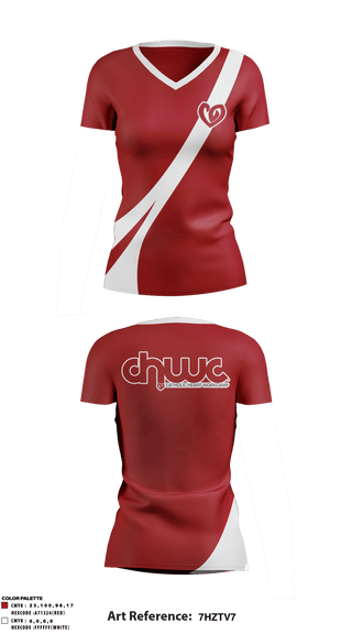 Women's Short Sleeve Vneck Shirt, Catholic Heart Workcamp, Spirit Store, Teamtime, Team time, sublimation, custom sports apparel, team uniforms, spirit wear, spiritwear, sports uniforms, custom shirts, team store, custom team store, fundraiser sports, apparel fundraiser