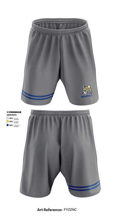 Schoolcraft College Baseball 64513997 Athletic Shorts With Pockets - 2