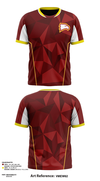 Winthrop University Esports 54773789 Short Sleeve Performance Shirt - 1
