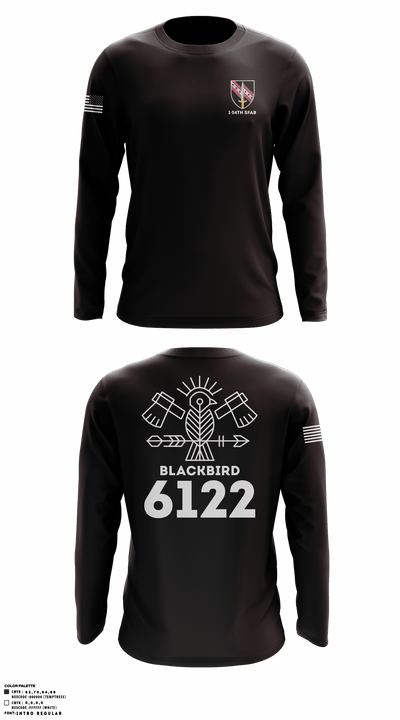 1-54th SFAB 34577989 Long Sleeve Performance Shirt - 4