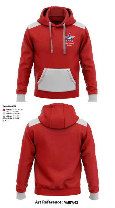 East Bernard Little League 21564984 Hoodie - 1