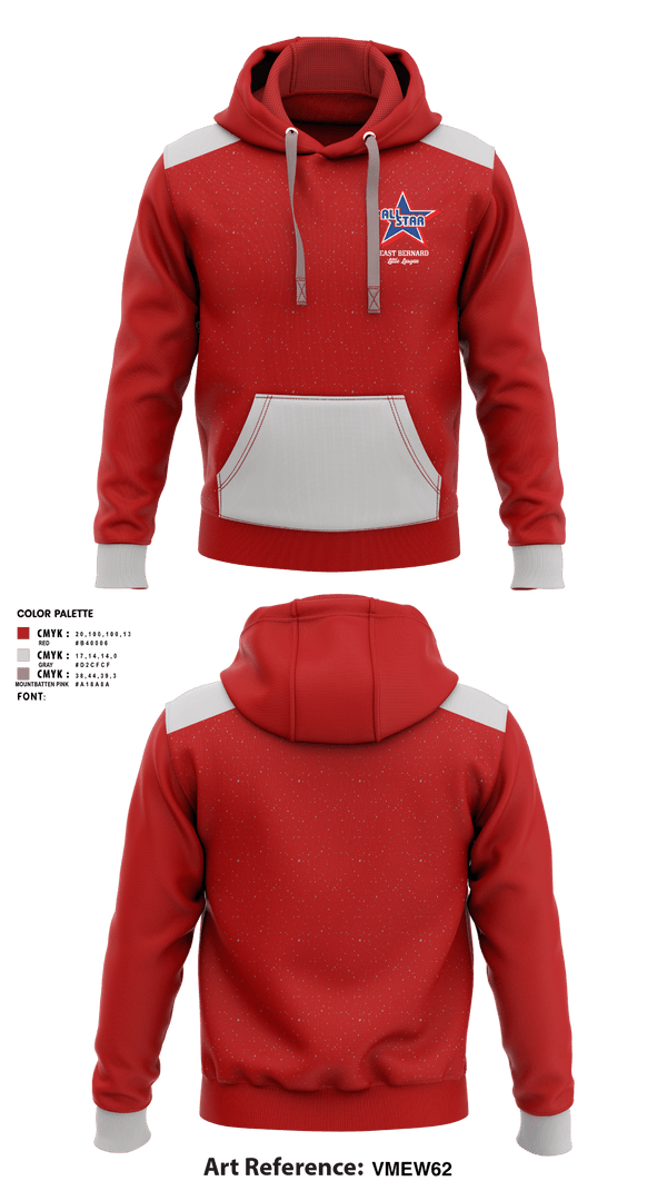 Hoodie, East Bernard Little League, Baseball, Teamtime, Team time, sublimation, custom sports apparel, team uniforms, spirit wear, spiritwear, sports uniforms, custom shirts, team store, custom team store, fundraiser sports, apparel fundraiser