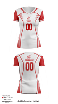 Neshannock Senior High School Volleyball 87814625 Women's Short Sleeve V-neck Shirt - 2